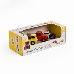 Service Vehicles Wooden 3pk - Classic World