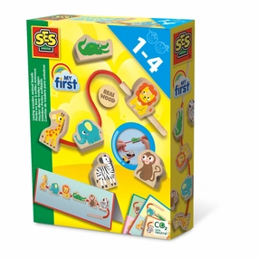 SES Lacing Wooden Animal Beads