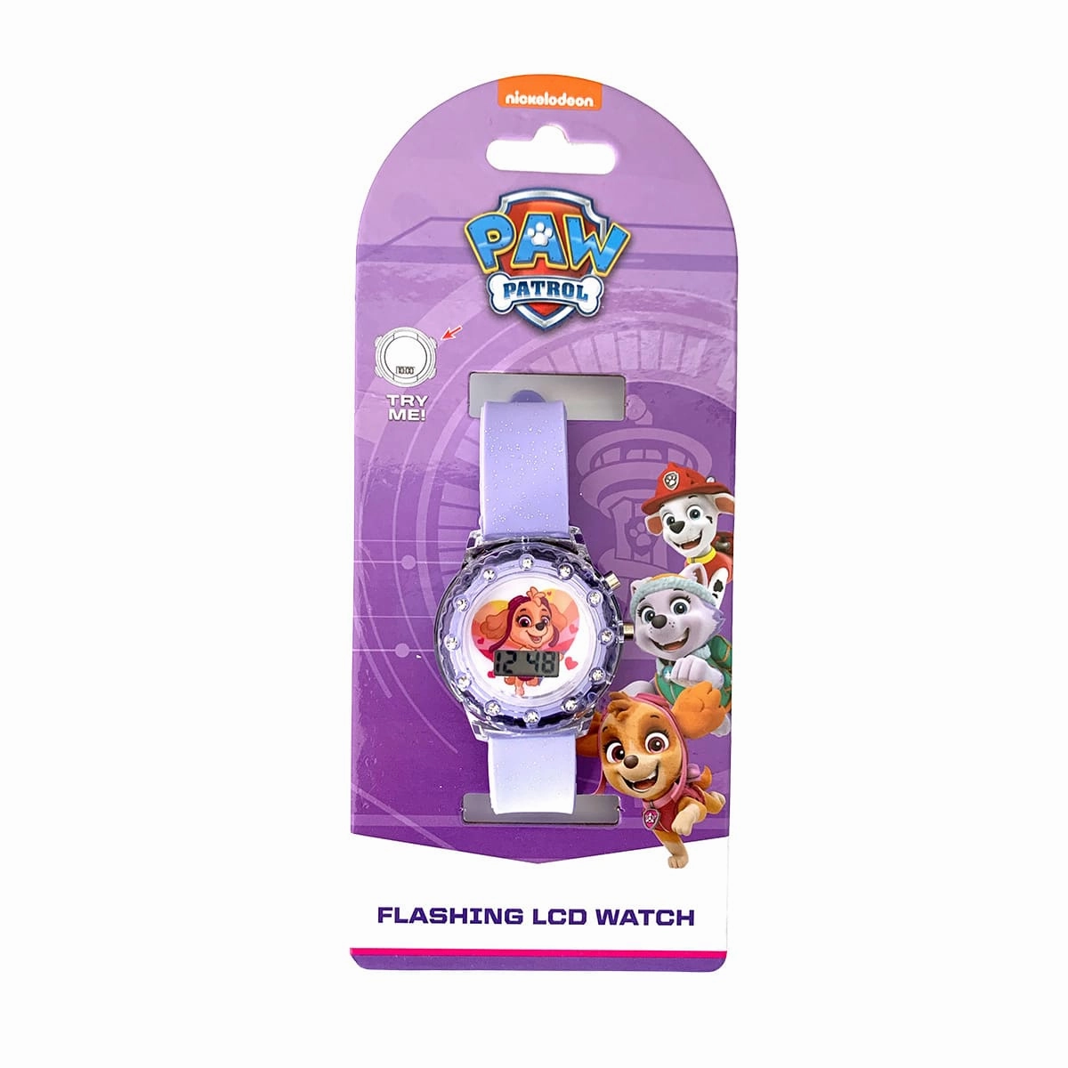 Skye Paw Patrol Flashing LCD Watch