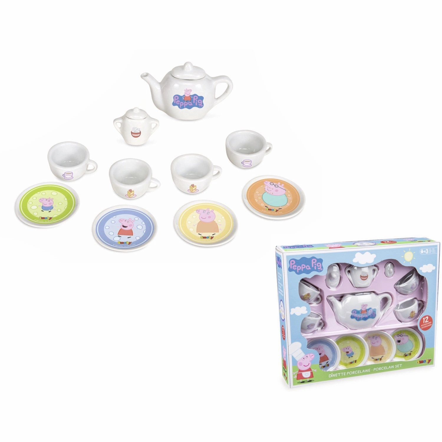 Smoby Peppa Pig Porcelain Tea Set