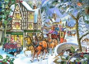 Snow Coach - BIG 500 Piece Jigsaw Puzzle
