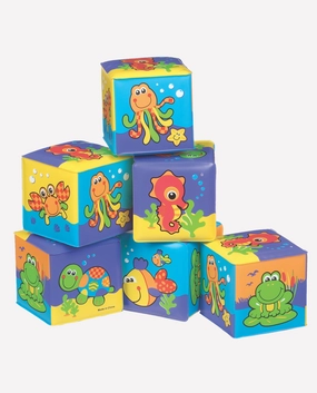 Soft Blocks Playgro bath toy