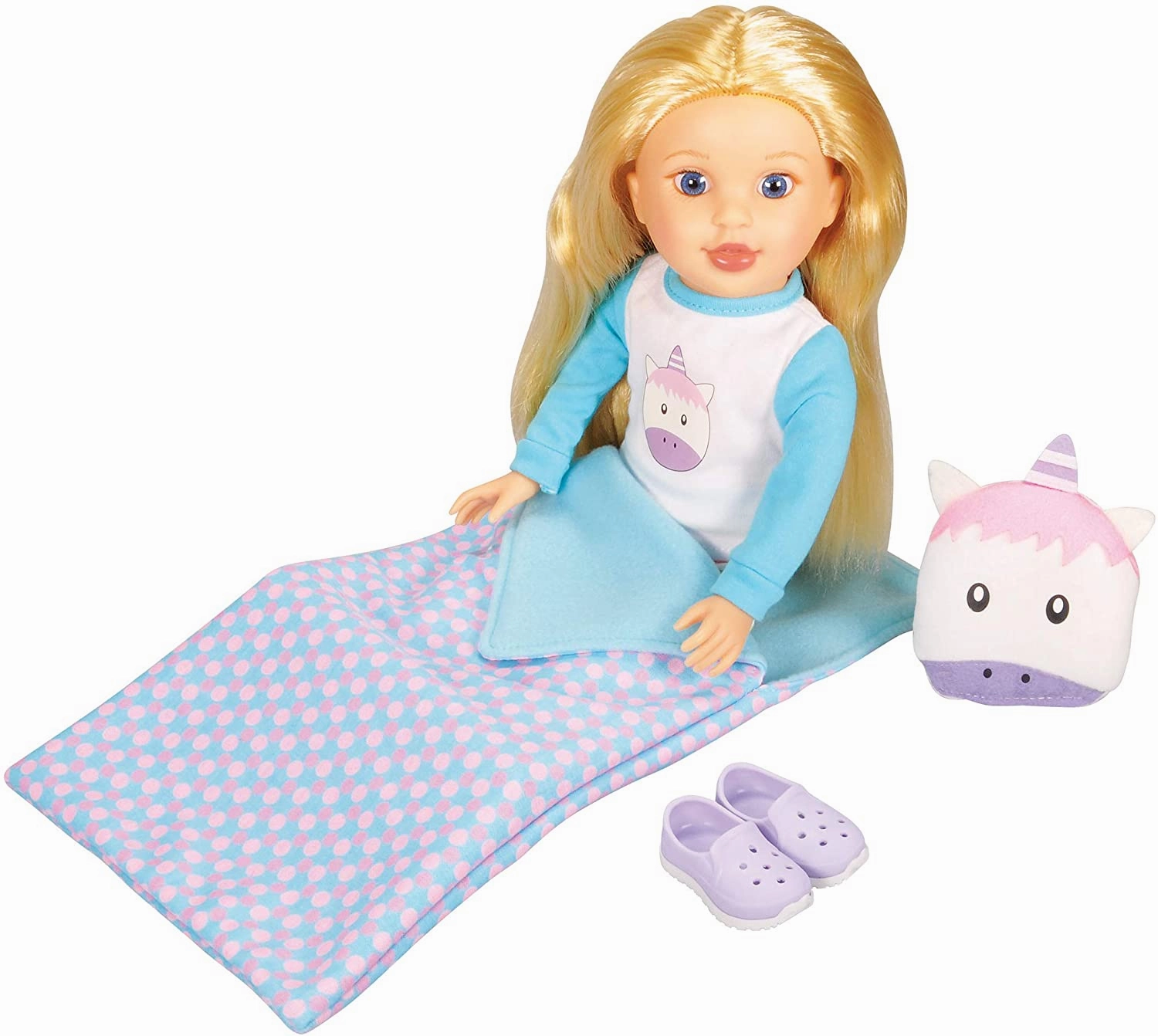 Soft-bodied girl doll C  Lilybeth sleepover set