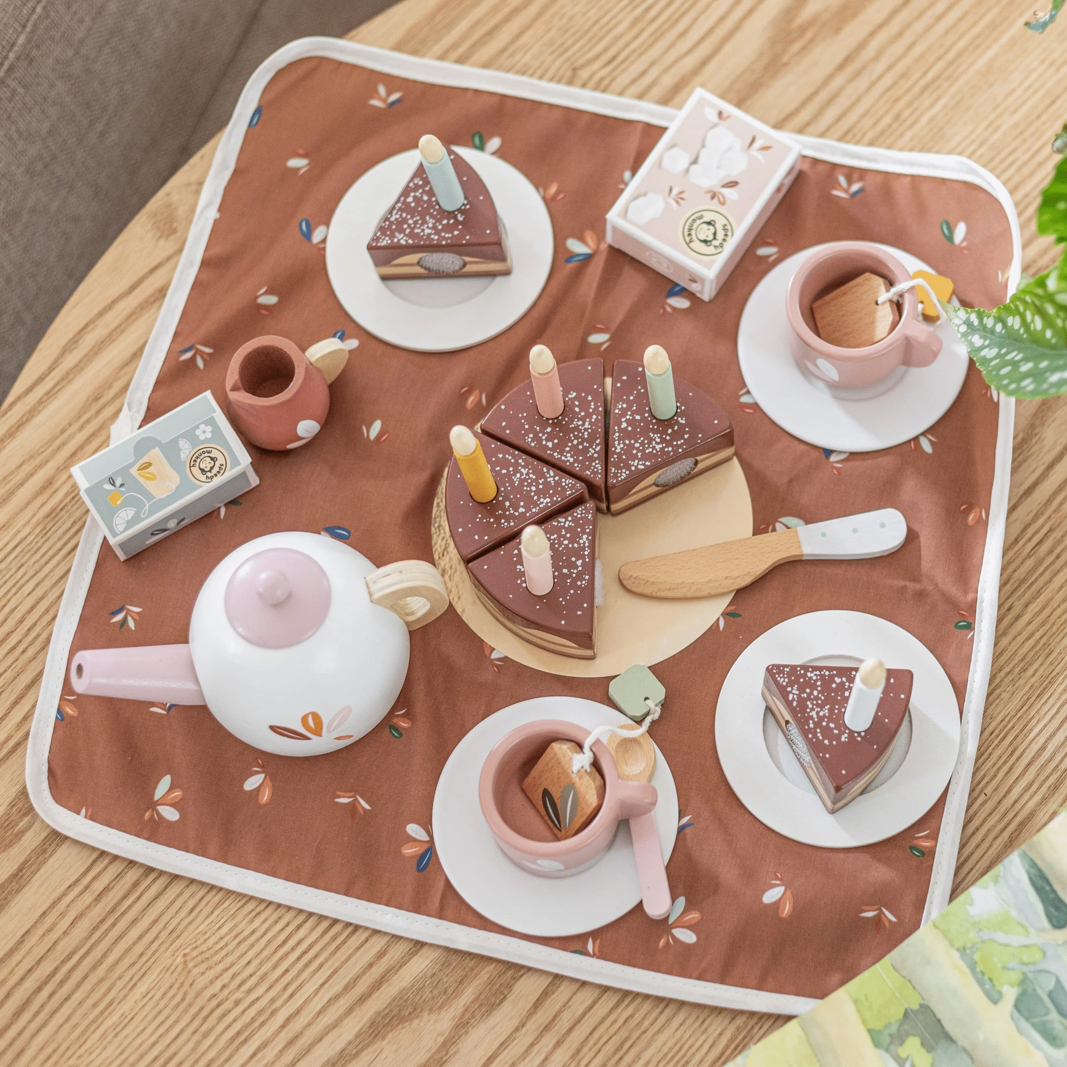 Speedy Monkey Birthday Tea Set
