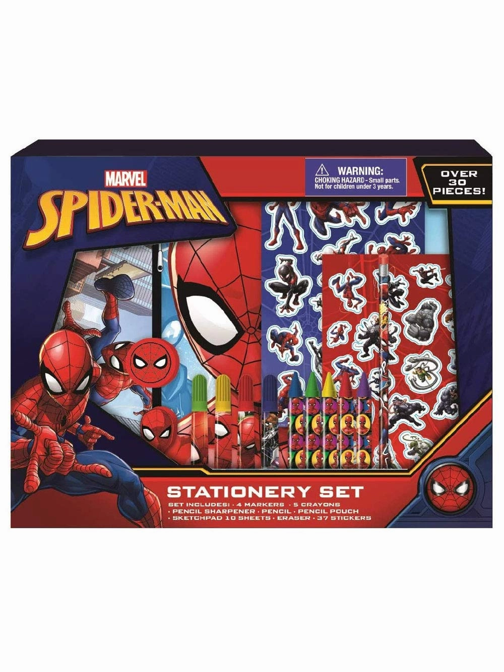 Spider-Man - Coloring Set With Metal Pencil Case