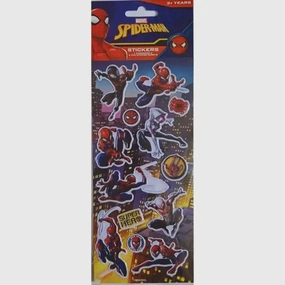 Spiderman Stickers 3pc Puffy Stickers