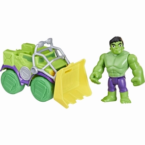 Spidey & Friends Vehicle & Figure Hulk 10 Cm
