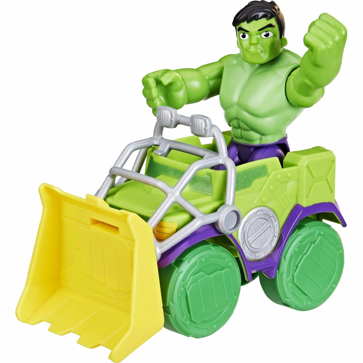 Spidey & Friends Vehicle & Figure Hulk 10 Cm