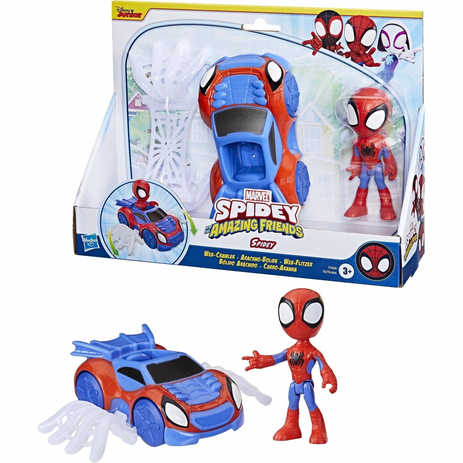 Spidey & Friends Vehicle & Figure Spidey 10 Cm