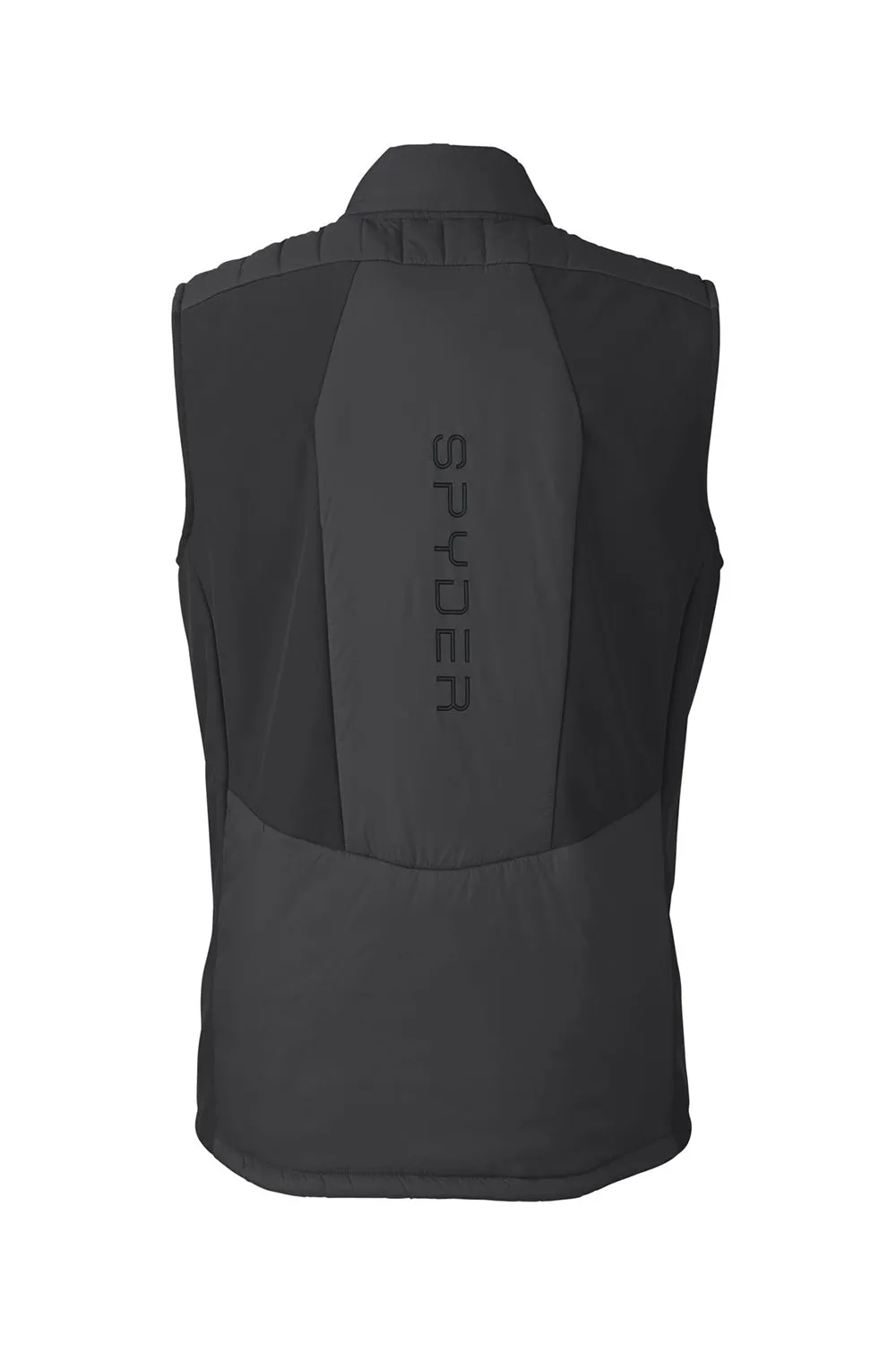 Spyder Mens Challenger Full Zip Vest - Black