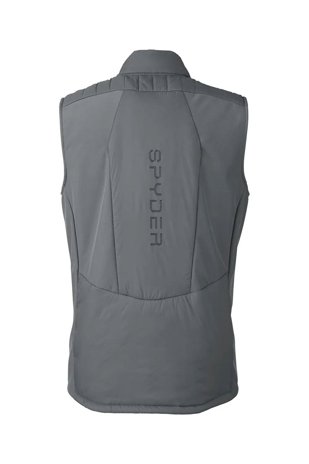 Spyder Mens Challenger Full Zip Vest - Polar Grey Clothing Spyder