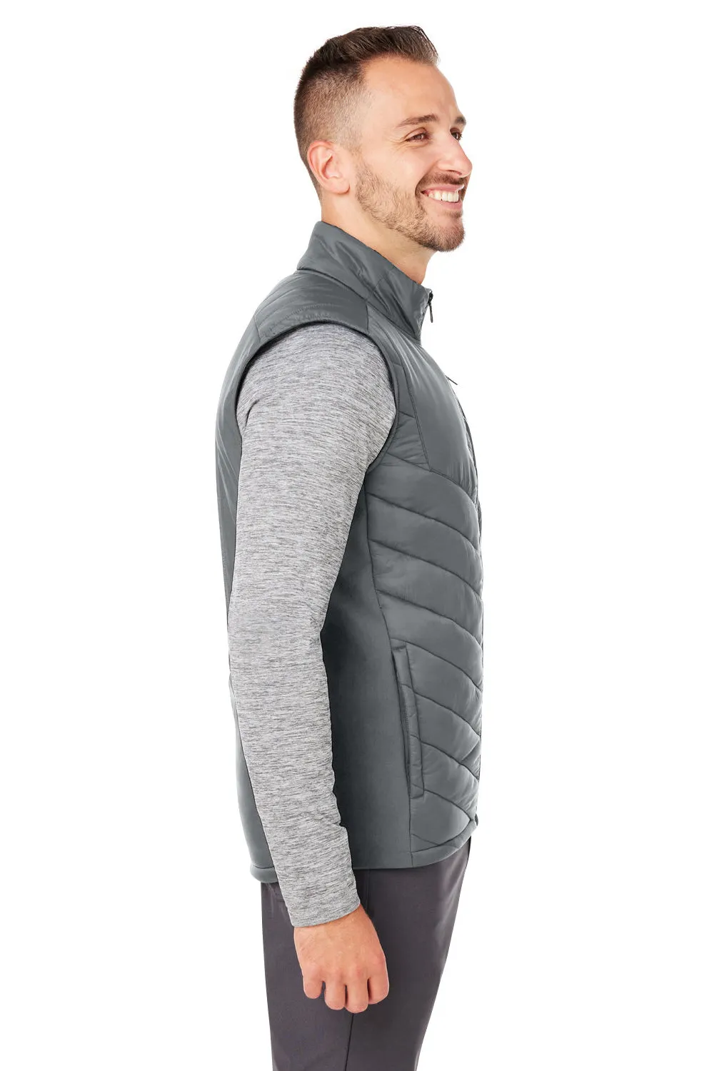 Spyder Mens Challenger Full Zip Vest - Polar Grey Clothing Spyder