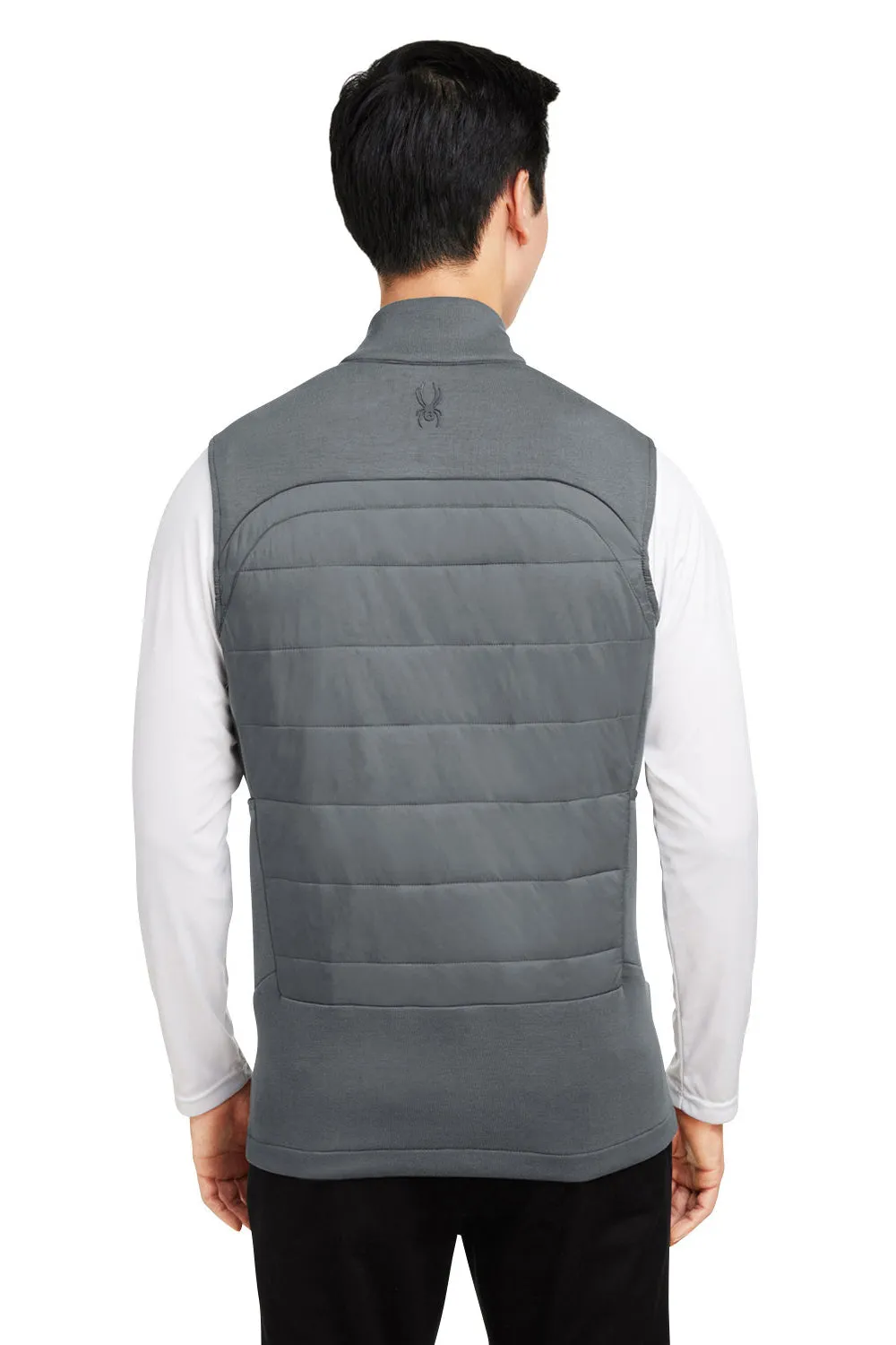 Spyder Mens Impact Full Zip Vest - Polar Grey Clothing Spyder