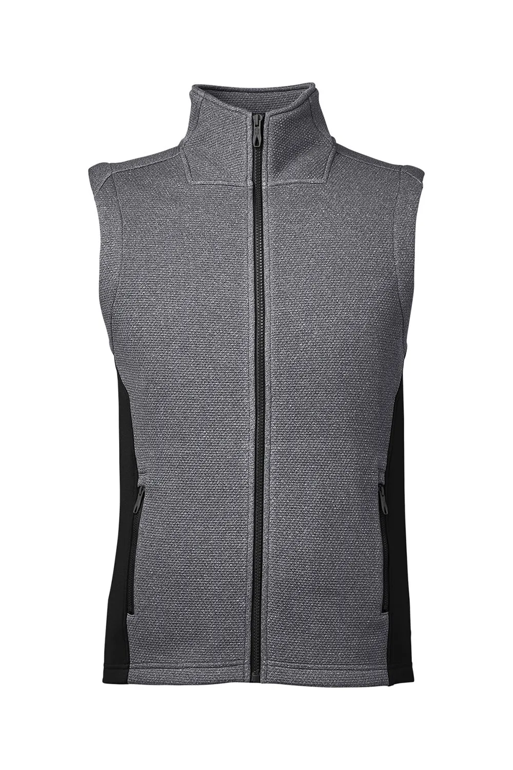 Spyder Mens Pursuit Full Zip Vest - Heather Black/Black