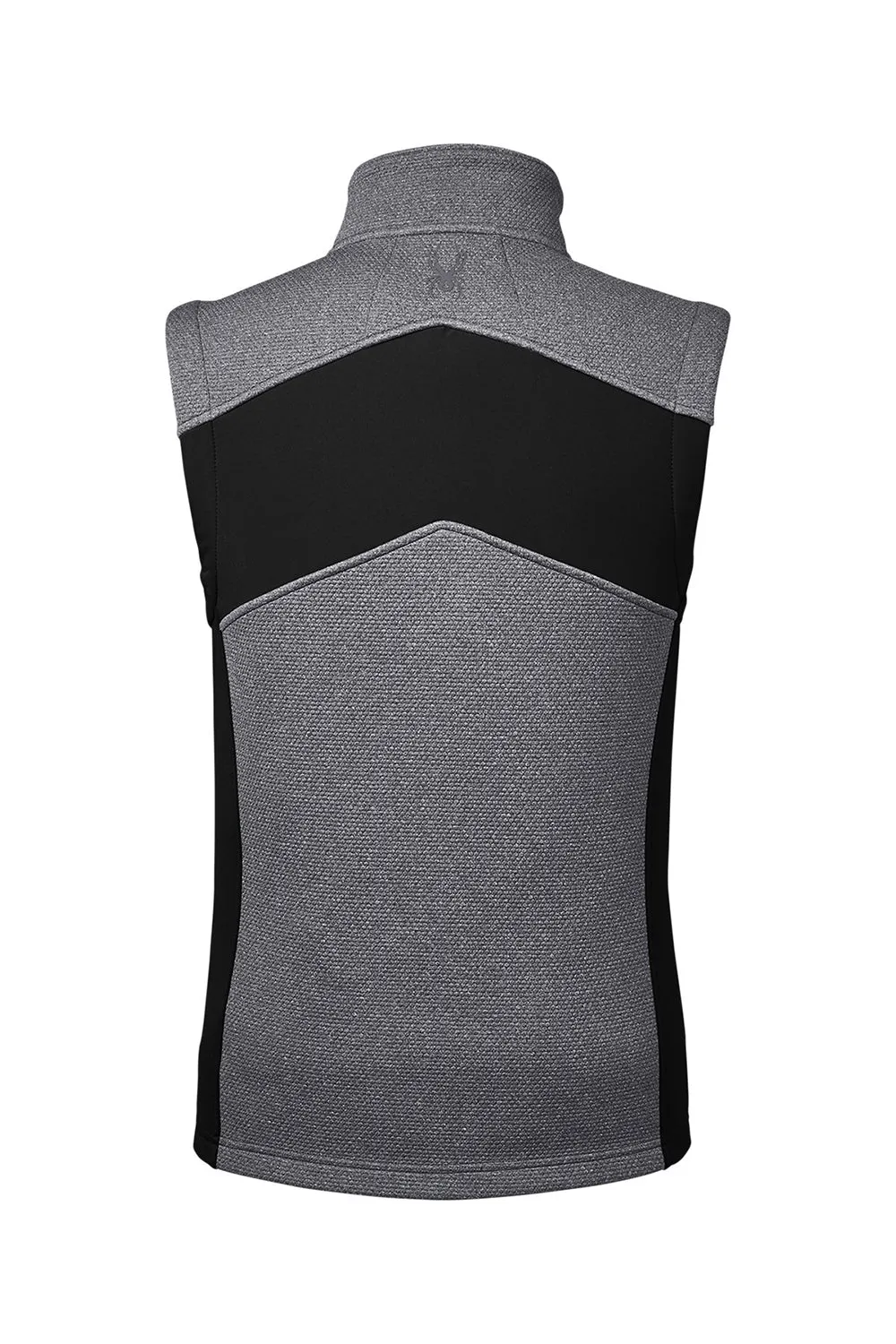 Spyder Mens Pursuit Full Zip Vest - Heather Black/Black