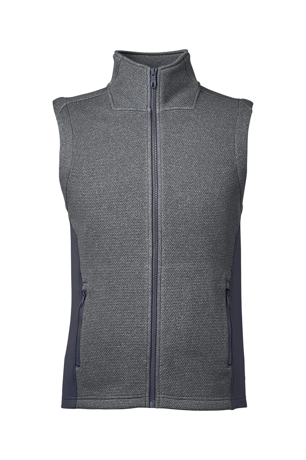 Spyder Mens Pursuit Full Zip Vest - Heather Black/Polar Grey