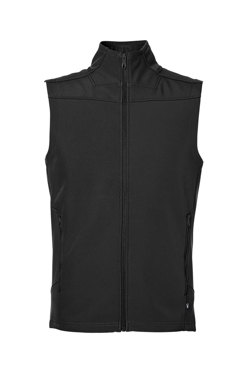 Spyder Mens Touring Full Zip Vest - Black Clothing Spyder