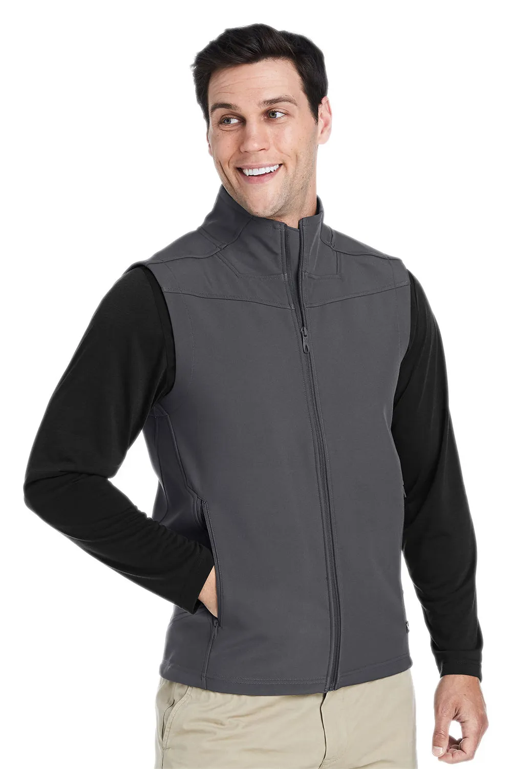 Spyder Mens Touring Full Zip Vest - Polar Grey Clothing Spyder