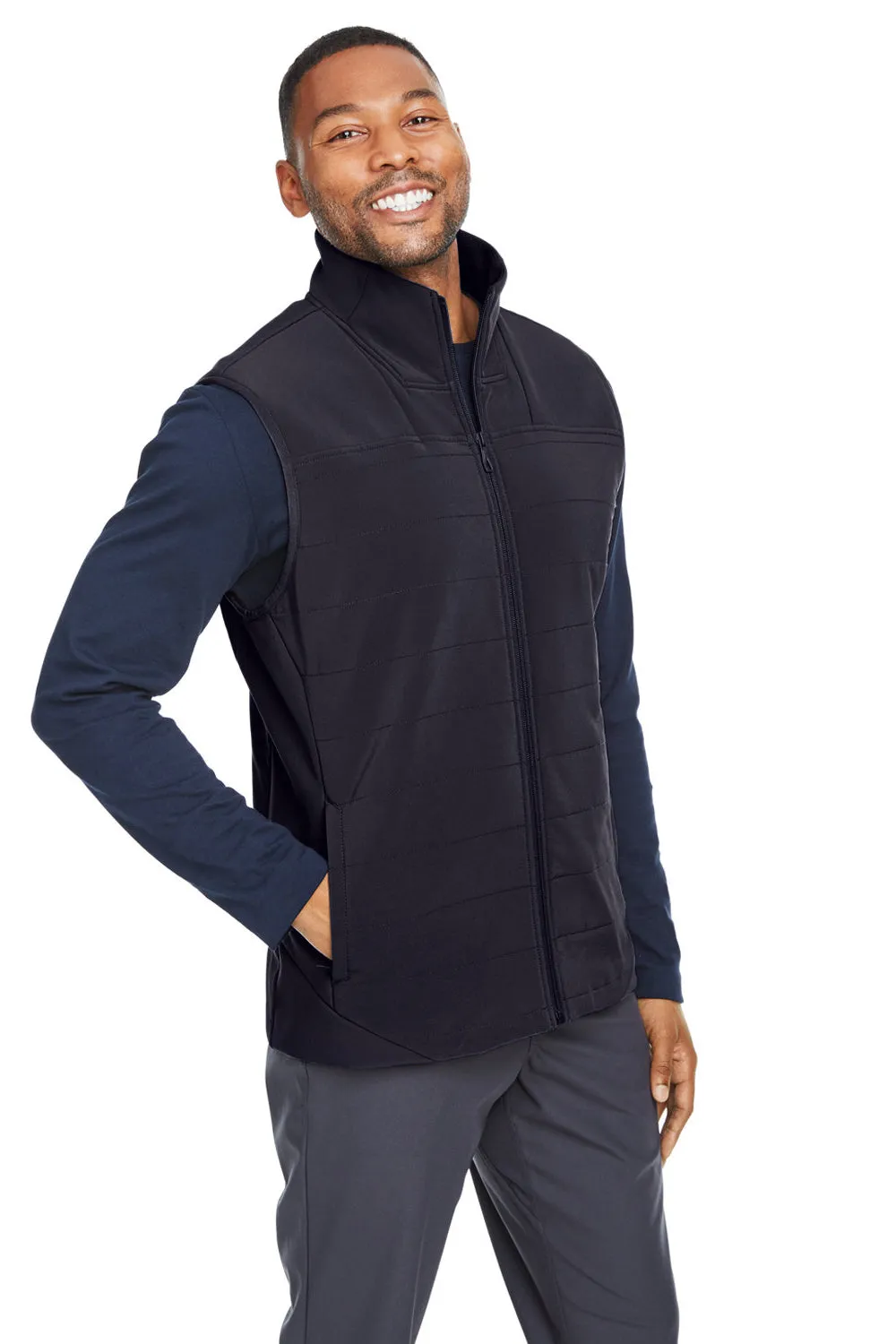 Spyder Mens Transit Full Zip Vest - Black