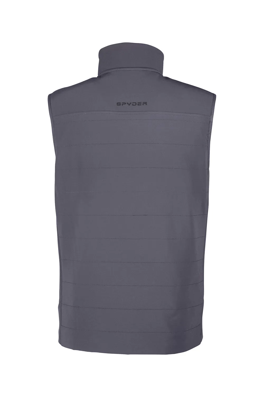 Spyder Mens Transit Full Zip Vest - Polar Grey Clothing Spyder