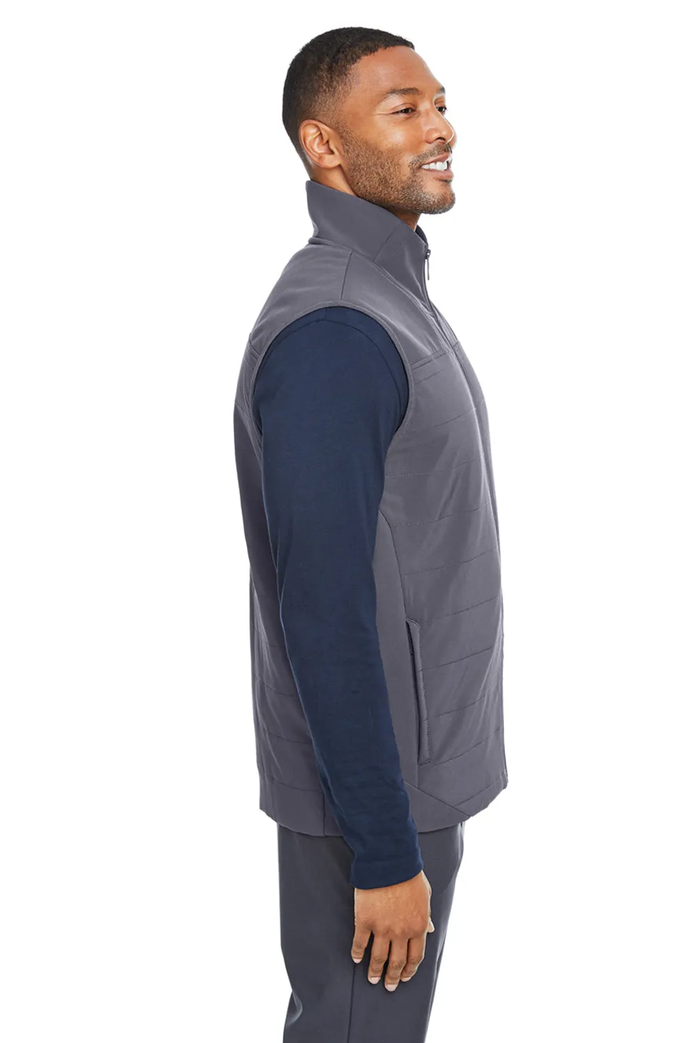 Spyder Mens Transit Full Zip Vest - Polar Grey Clothing Spyder