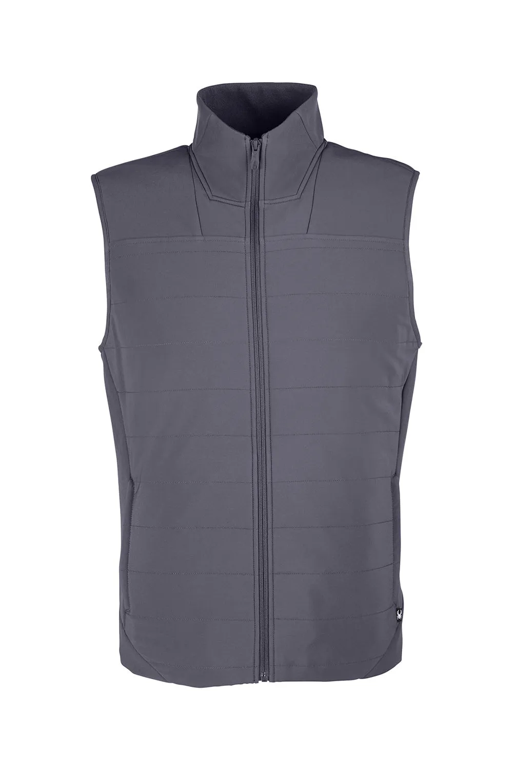 Spyder Mens Transit Full Zip Vest - Polar Grey Clothing Spyder