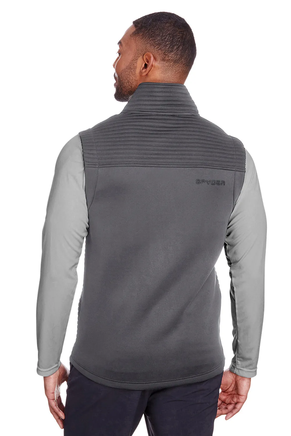 Spyder Mens Venom Full Zip Vest - Polar Grey