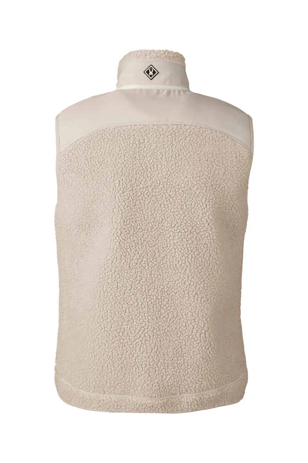 Spyder Mens Venture Sherpa Full Zip Vest - Natural Clothing Spyder