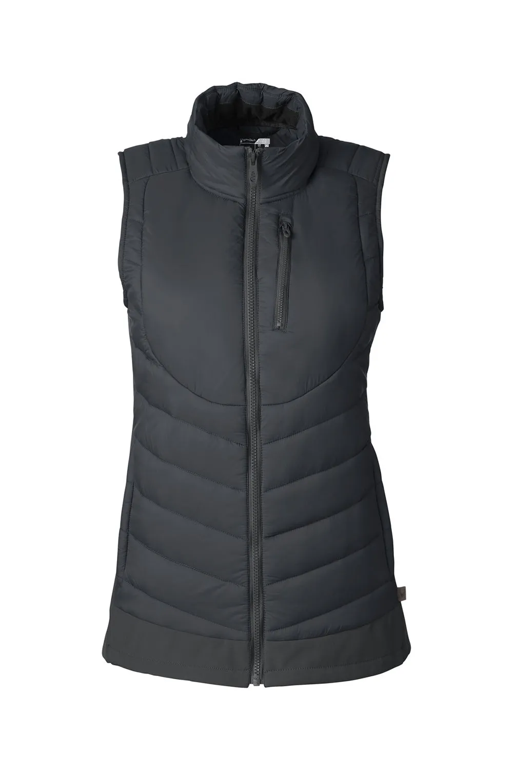 Spyder Womens Challenger Full Zip Vest - Black Clothing Spyder
