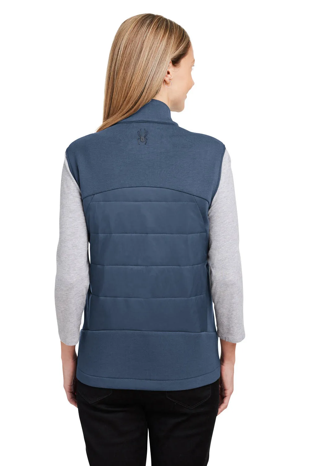 Spyder Womens Impact Full Zip Vest - Frontier Blue Clothing Spyder
