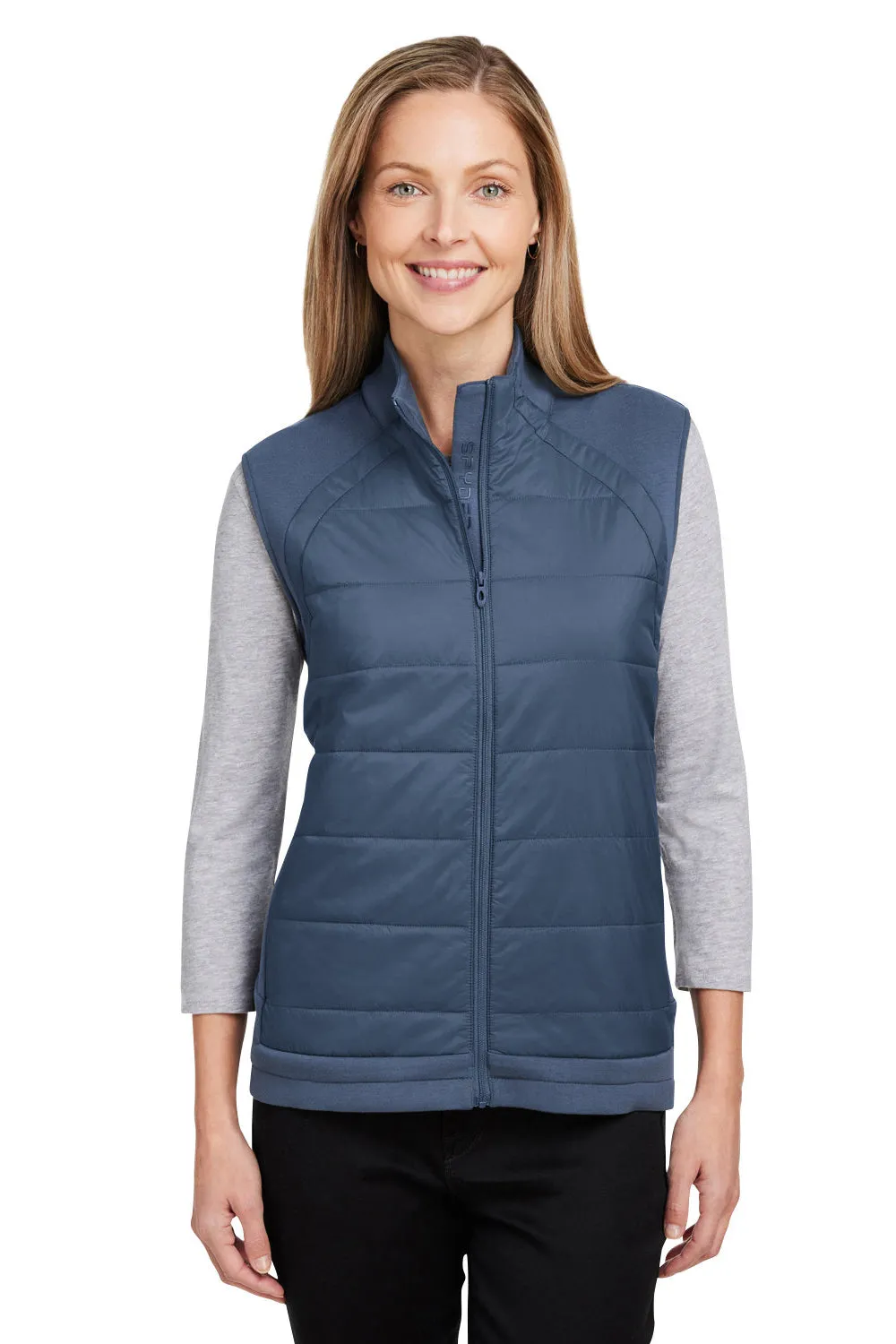 Spyder Womens Impact Full Zip Vest - Frontier Blue Clothing Spyder