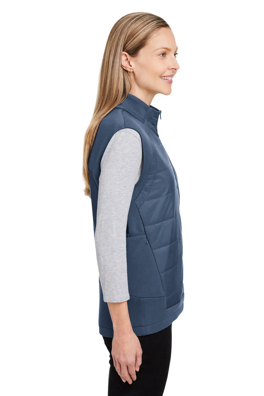 Spyder Womens Impact Full Zip Vest - Frontier Blue Clothing Spyder