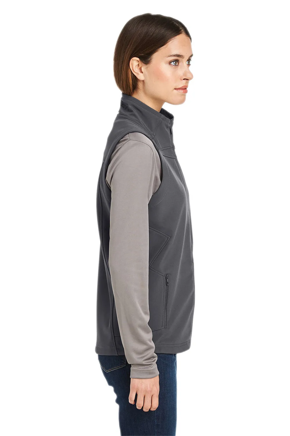 Spyder Womens Touring Full Zip Vest - Polar Grey Clothing Spyder