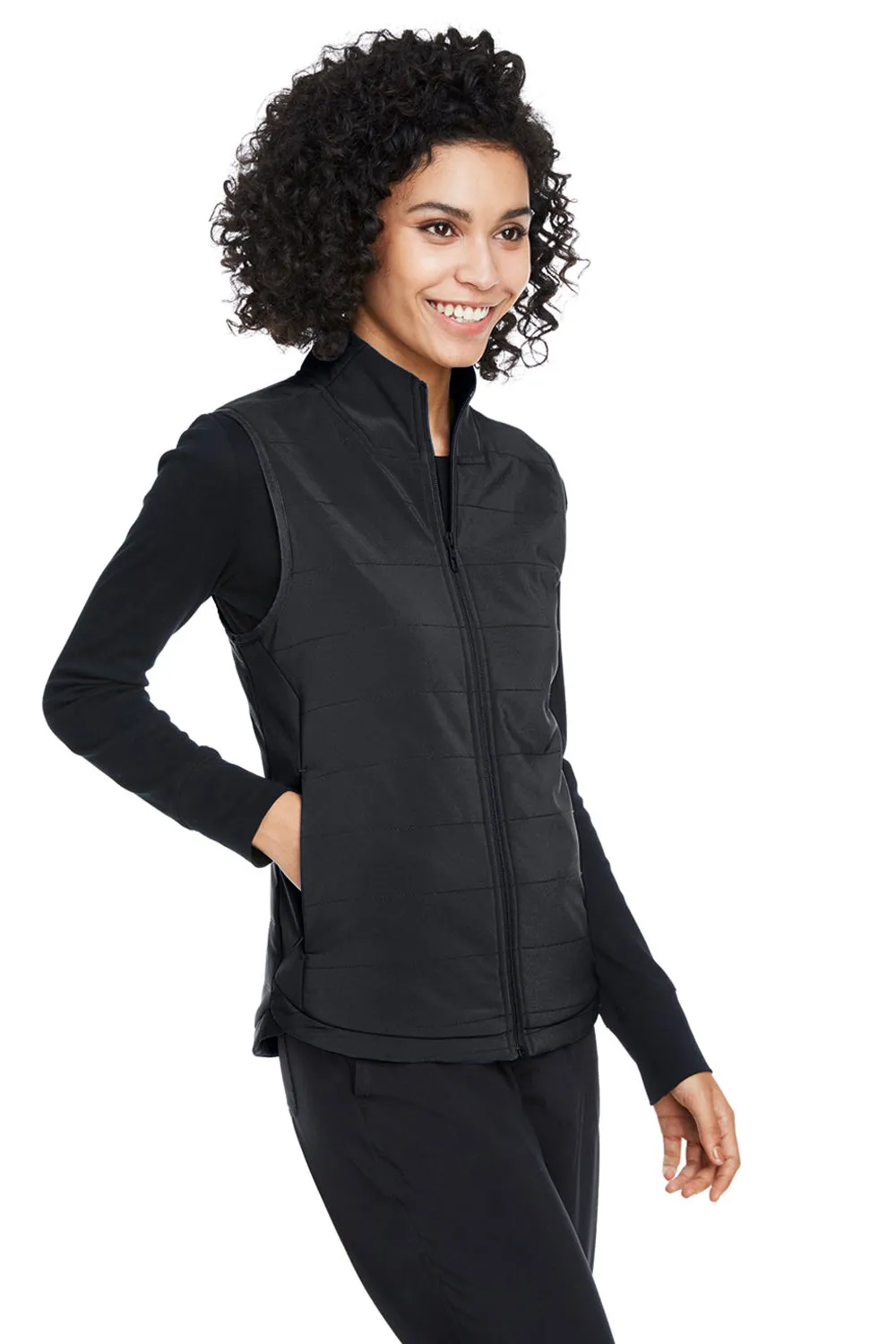 Spyder Womens Transit Full Zip Vest - Black Clothing Spyder