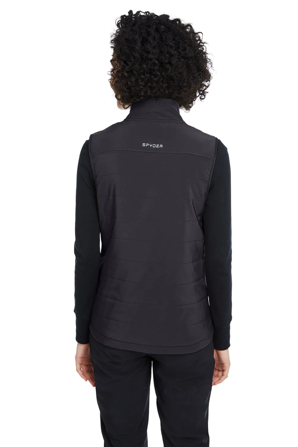 Spyder Womens Transit Full Zip Vest - Black Clothing Spyder