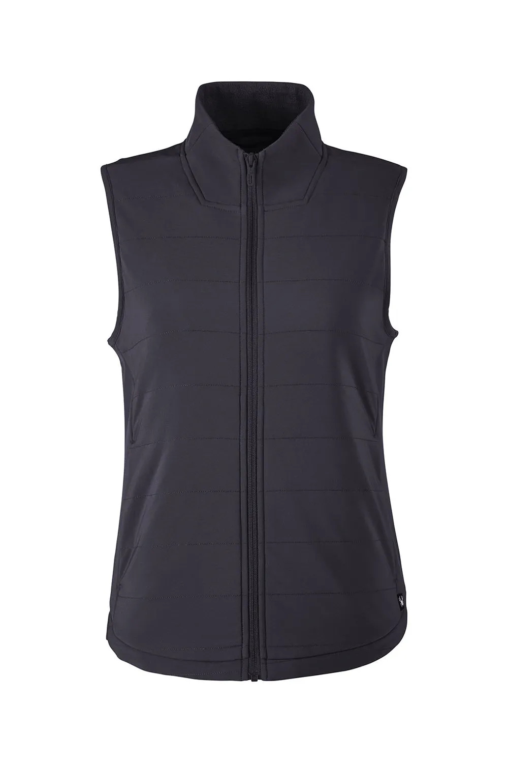 Spyder Womens Transit Full Zip Vest - Black Clothing Spyder