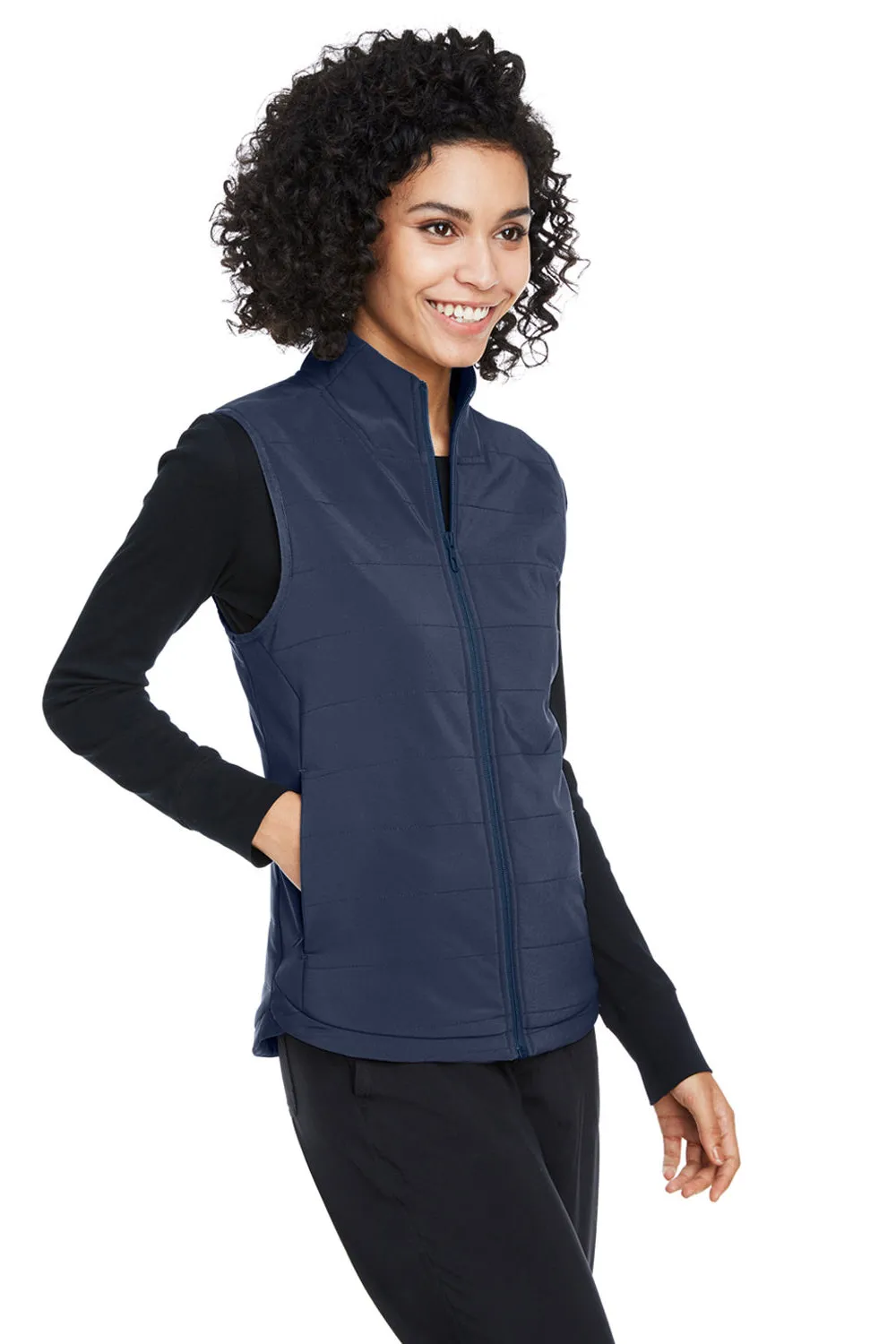 Spyder Womens Transit Full Zip Vest - Frontier Blue Clothing Spyder
