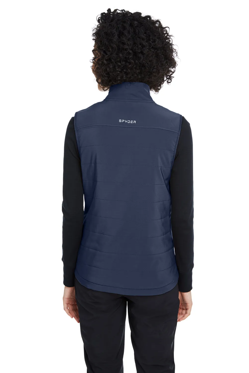 Spyder Womens Transit Full Zip Vest - Frontier Blue Clothing Spyder