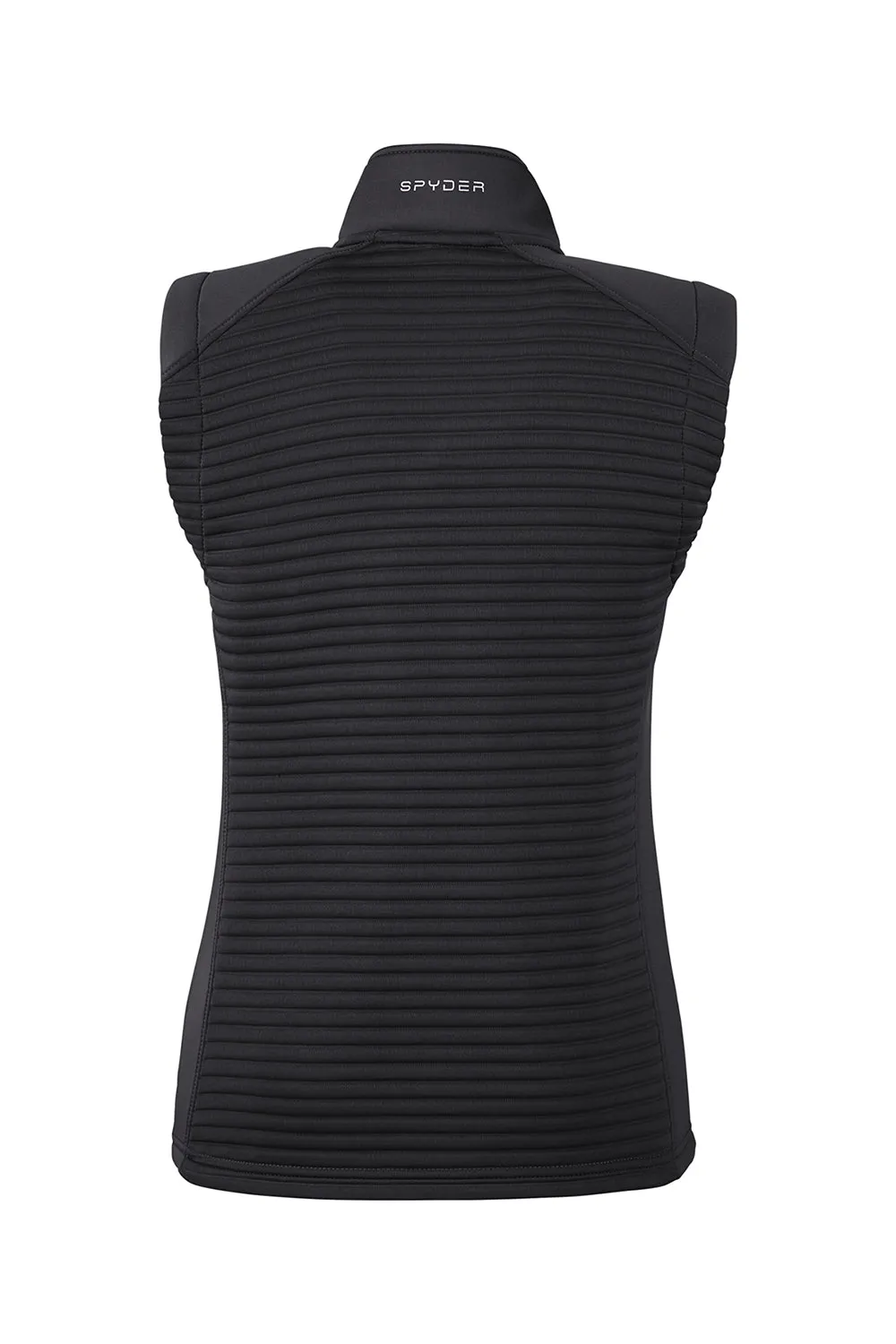 Spyder Womens Venom Full Zip Vest - Black Clothing Spyder