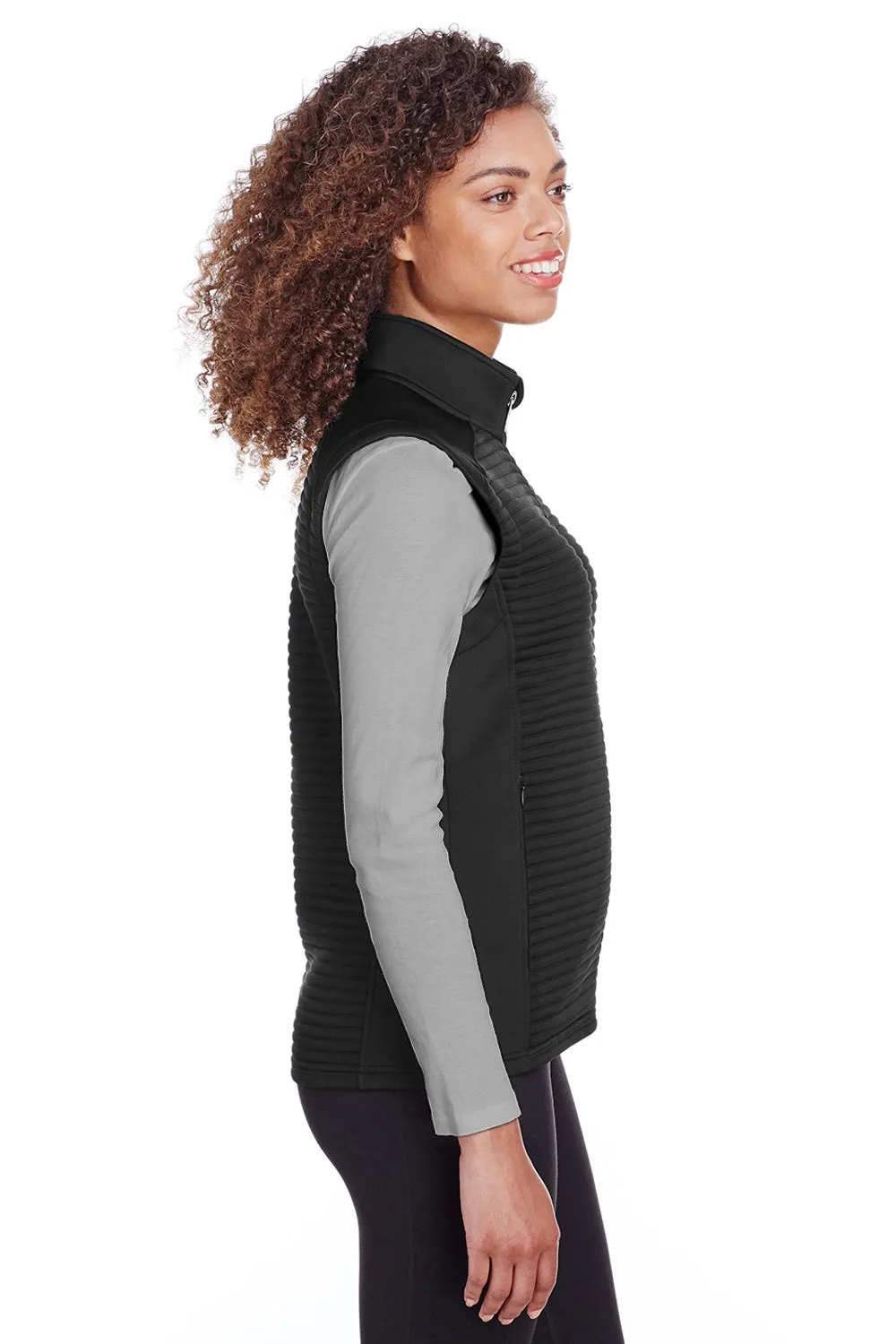 Spyder Womens Venom Full Zip Vest - Black Clothing Spyder