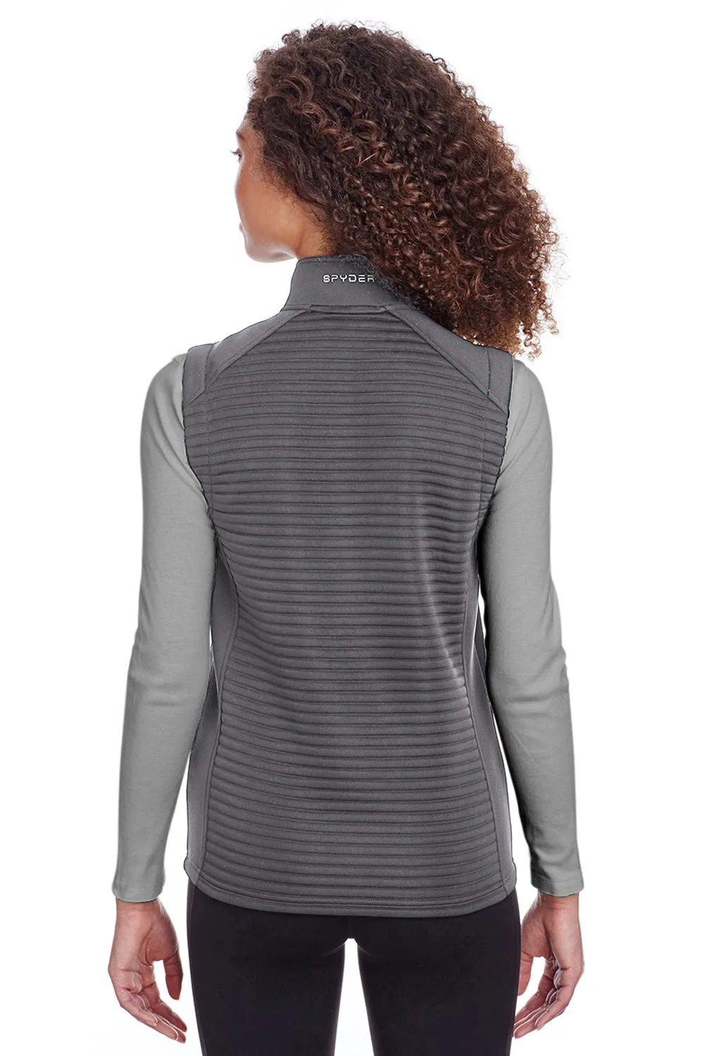Spyder Womens Venom Full Zip Vest - Polar Grey Clothing Spyder