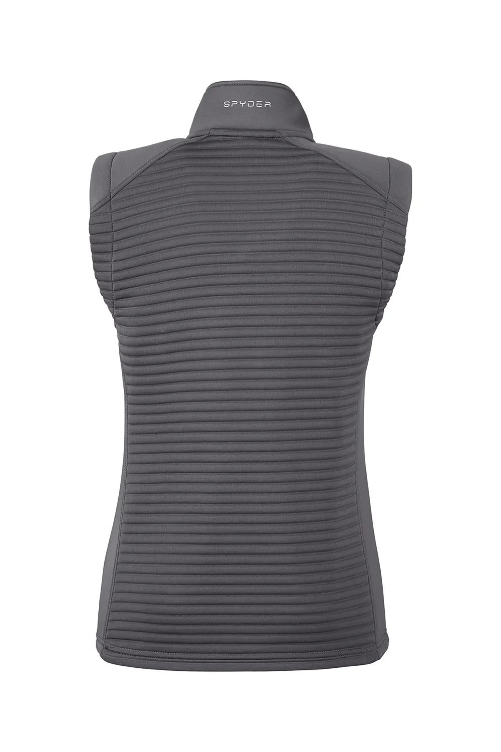 Spyder Womens Venom Full Zip Vest - Polar Grey Clothing Spyder