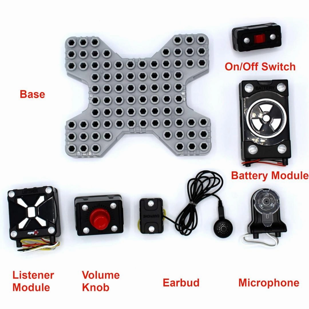 SpyX DIY Spy Listener - Listen In On Secret Conversations! STEM Educational Science Kit