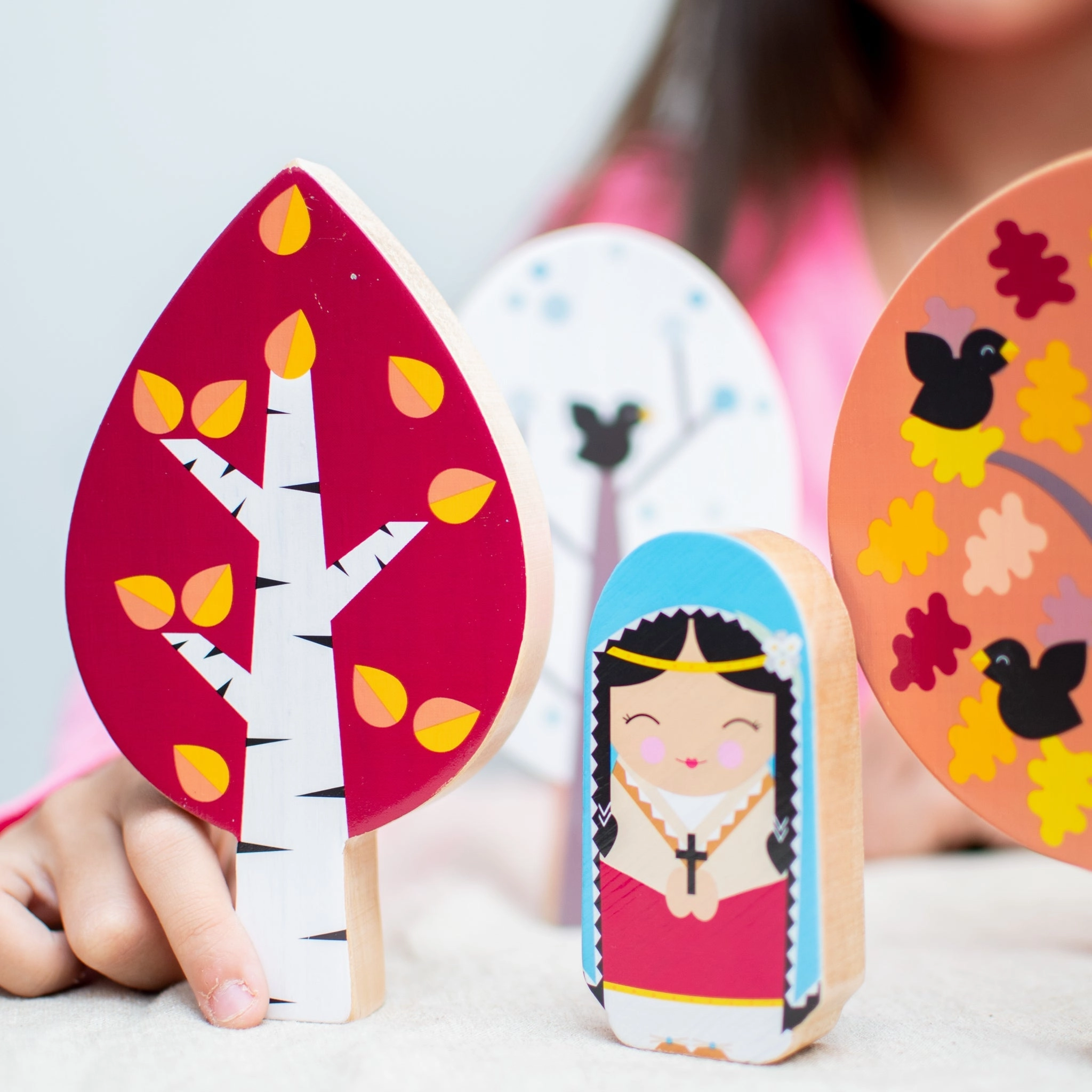 St. Kateri's Forest Wooden Seasons Set