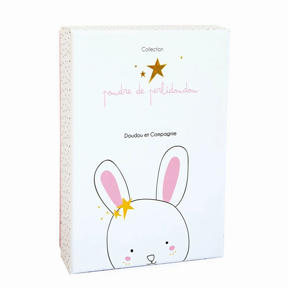 Star Pink Bunny Plush Pacifier Holder