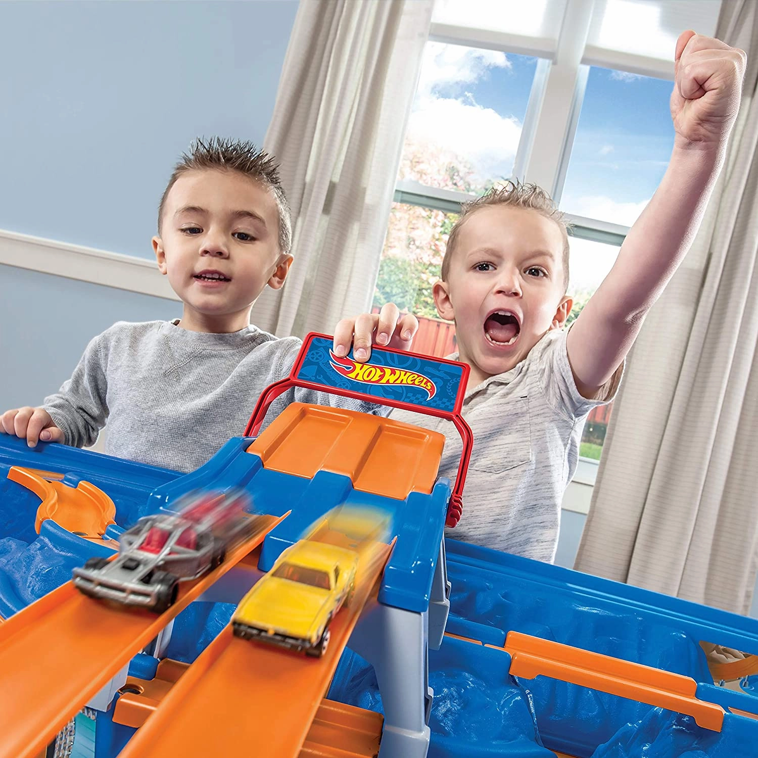 Step2 Hot Wheels Car & Track Play Table , Road Rally Raceway for kids