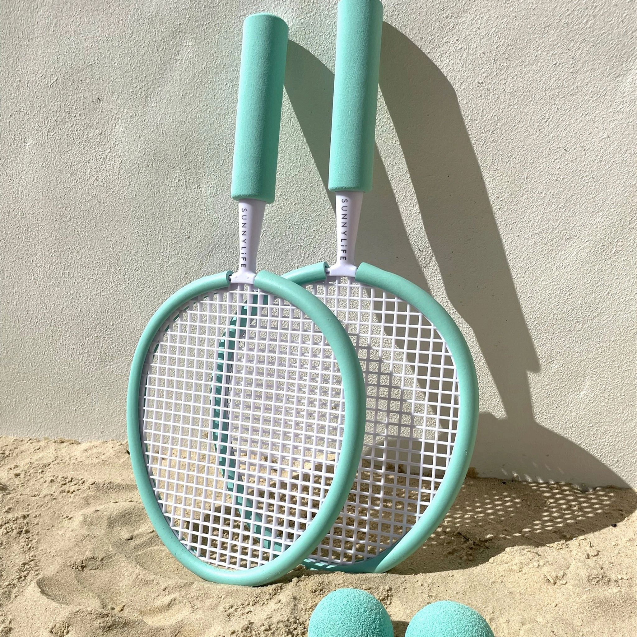 SUNNYLiFE Foam Beach Bats Rio Sun Pastel Aqua and Lilac