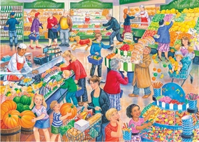 Supermarket Dash - BIG 250 Piece Jigsaw Puzzle