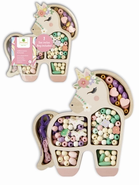Sycomore Unicorn Wooden Beads