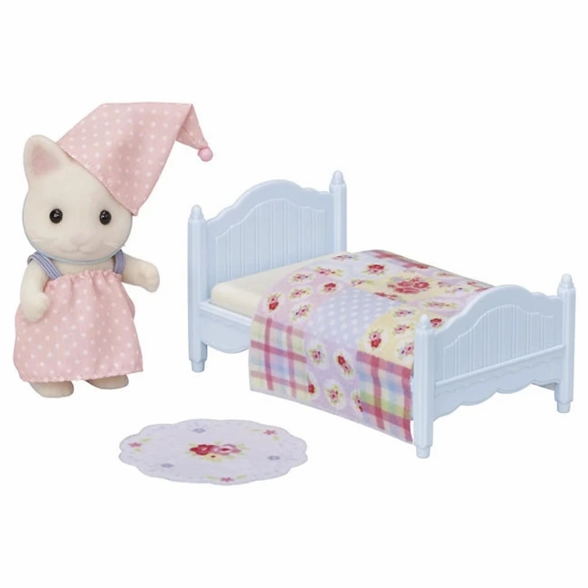 Sylvanian Families Flora Cat Girls Naptime Set